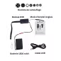 DIY WIFI HD surveillance camera kit - real-time viewing angle 70°
