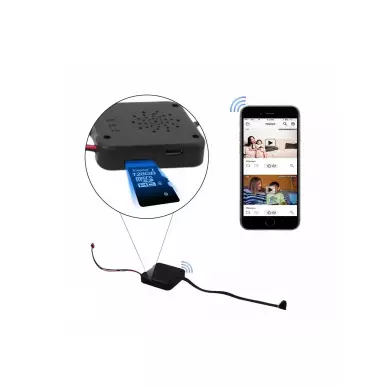DIY 720P HD WIFI Spy Camera Real-time View 110° Angle