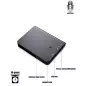 Microphone miniature 16 Go autonomie 24 heures lecture direct
