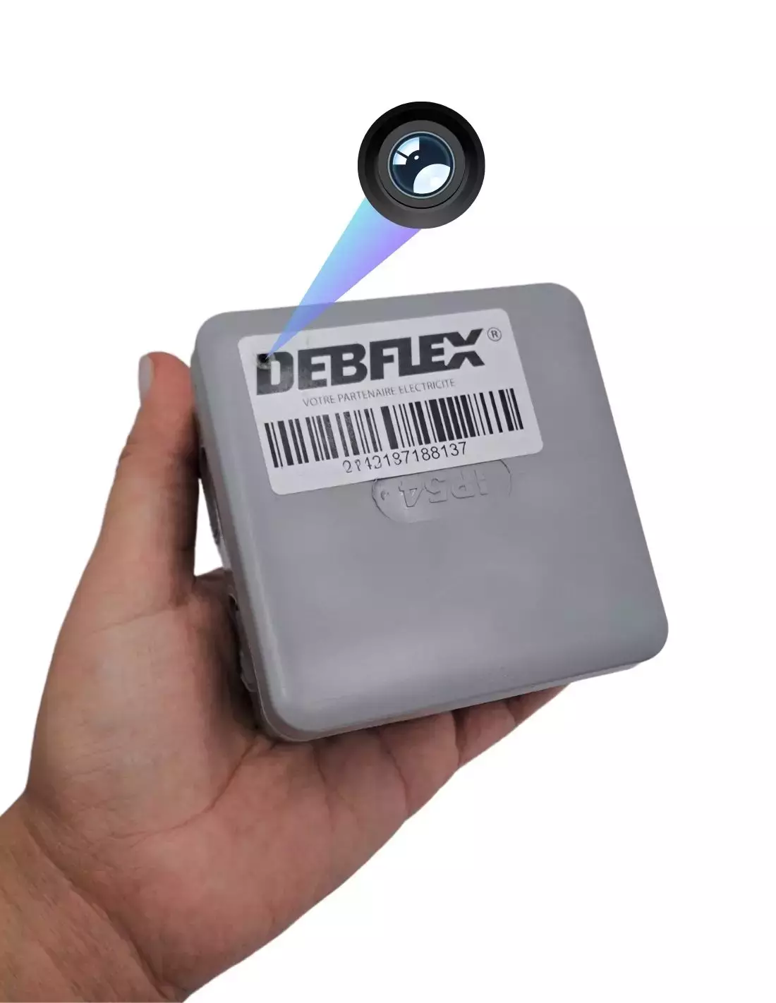 WIFI surveillance camera in a junction box - Full HD 110° angle WIFI surveillance camera in a junction box - Full HD 110° angle