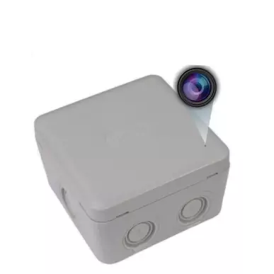 WIFI spy camera in a waterproof junction box 110° angle