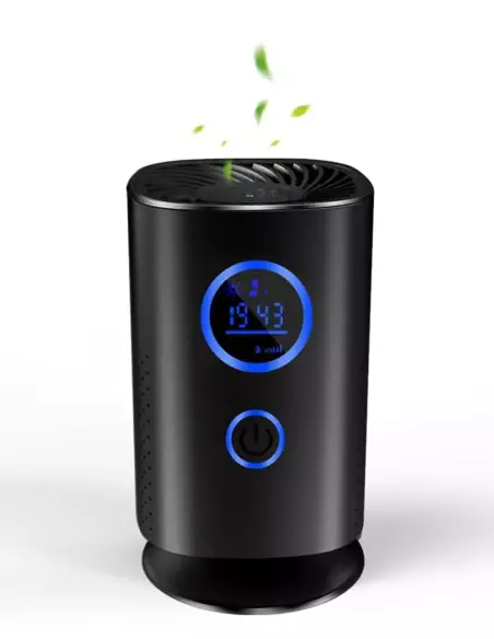 Mini camera connected to the phone in an air purifier