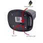 Spy camera power strip - remote viewing 70° field of vision Spy camera power strip - remote viewing 70° field of vision