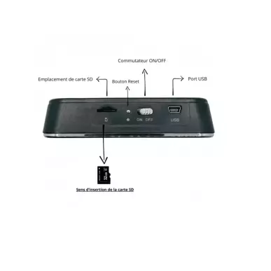 Weather Station with WIFI HD Surveillance Camera 90° Angle