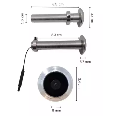 Judas Full HD WIFI surveillance camera - 170° angle night vision