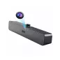 Full HD indoor surveillance camera in a wired sound bar