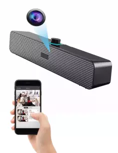 WIFI surveillance camera recorder Wired speaker 70° view