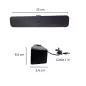 WIFI surveillance camera recorder Wired speaker 70° view WIFI surveillance camera recorder Wired speaker 70° view