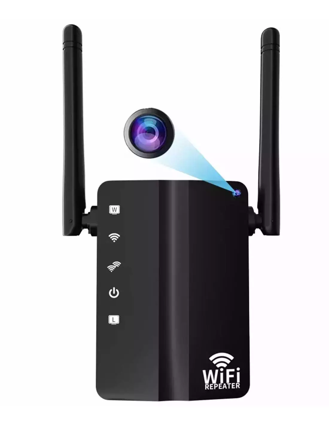 WIFI surveillance camera in a WIFI repeater remote viewing at 70°