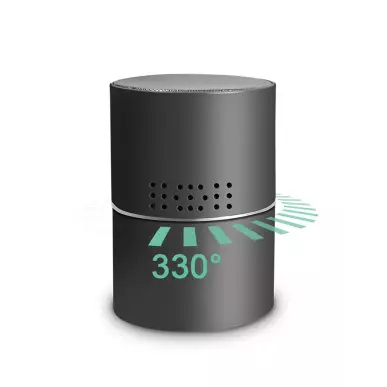 WIFI spy camera in a motorized Bluetooth speaker with 10-hour battery life