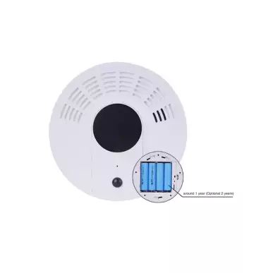 Indoor wireless camera in a fake smoke detector full HD