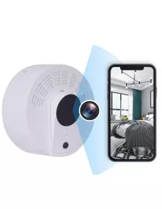 Indoor Wireless Camera in Fake Smoke Detector - Full HD Night Vision