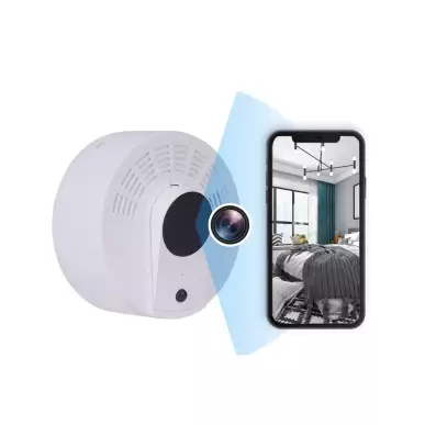 Indoor wireless camera in a fake smoke detector full HD