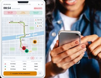 Traceur GPS BLE format carte